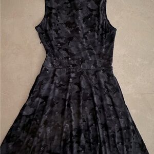 G/FORE Blue Pleated Fit and Flare Maxi Dress